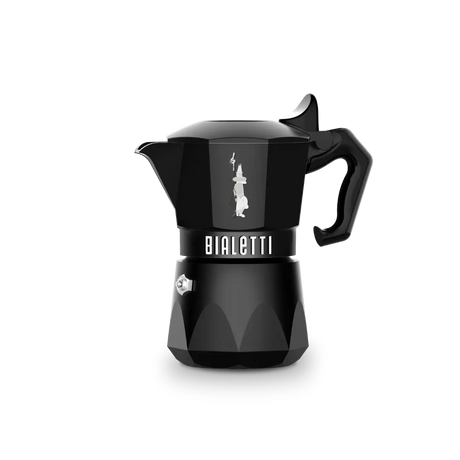 Bialetti Moka Express Coffee Maker in Black with Iconic Design for Authentic Italian Coffee