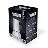 Bialetti Venus Coffee Maker in Silver Boxed Packaging Perfect for Eco-Friendly Brewing