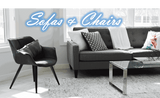 Shades 4 Seasons Brown Leather Dining Chair with Metal Legs Shades 4 Seasons