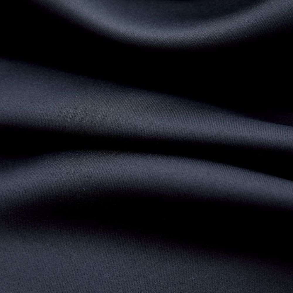 vidaXL Blackout Curtain with Metal Rings Black 290x245 cm vidaXL