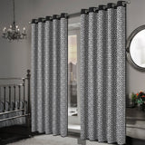 OLIVIA ROCCO Blackout Curtains with geometric design for enhanced light blocking in bedrooms