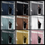 OLIVIA ROCCO Blackout Curtains in various colours displayed on window for light-blocking and privacy