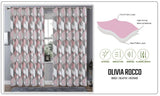 OLIVIA ROCCO Grey Check Blackout Curtains for Privacy