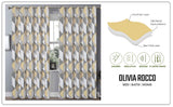 OLIVIA ROCCO Grey Check Blackout Curtains for Privacy