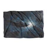 HOME ART HAVEN Black Cosmic Print Blanket with Soft Texture for Cozy Comfort