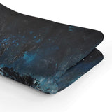 HOME ART HAVEN Soft and Stylish Blanket with a Unique Blue and Black Design