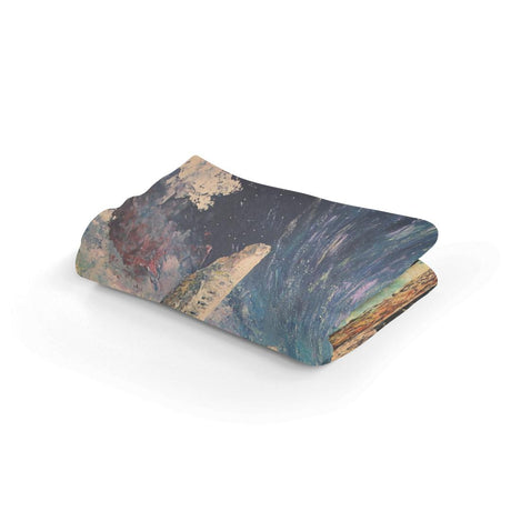 HOME ART HAVEN Soft and Cozy Blanket with Vibrant Space-Themed Design
