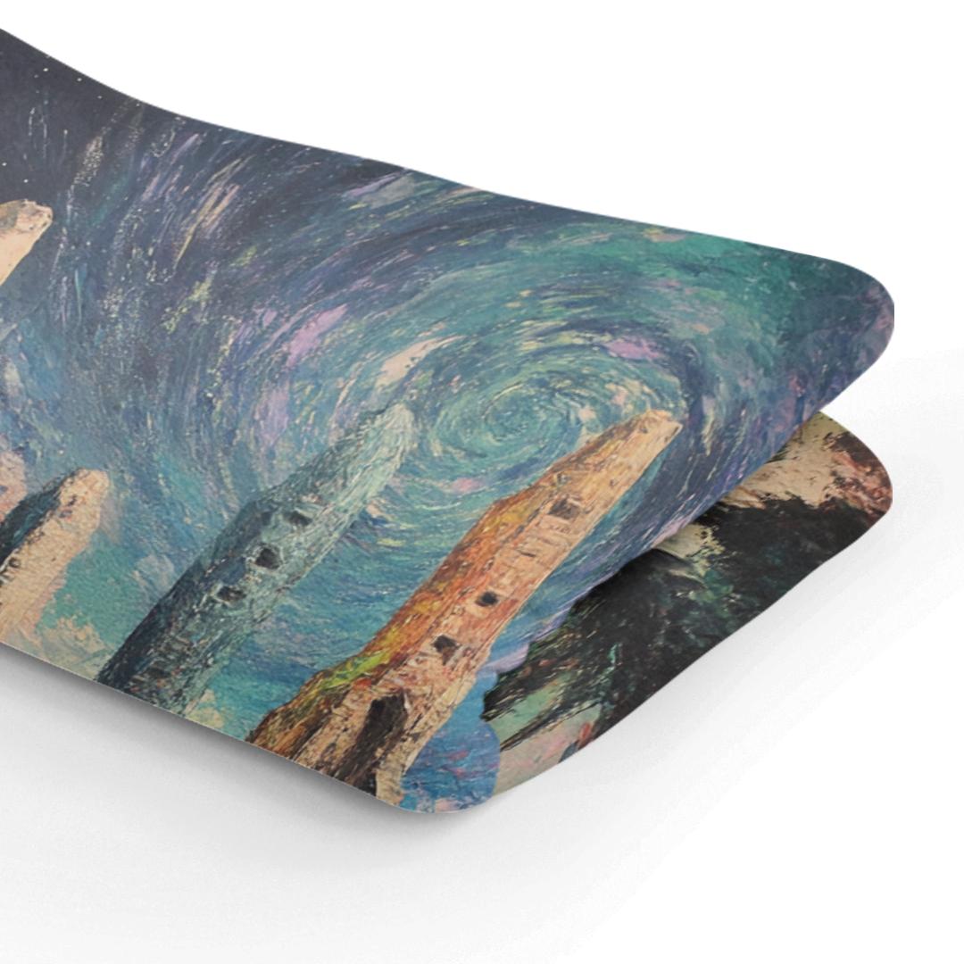 HOME ART HAVEN Artistic Swirling Design Blanket for Cozy Decor and Warmth
