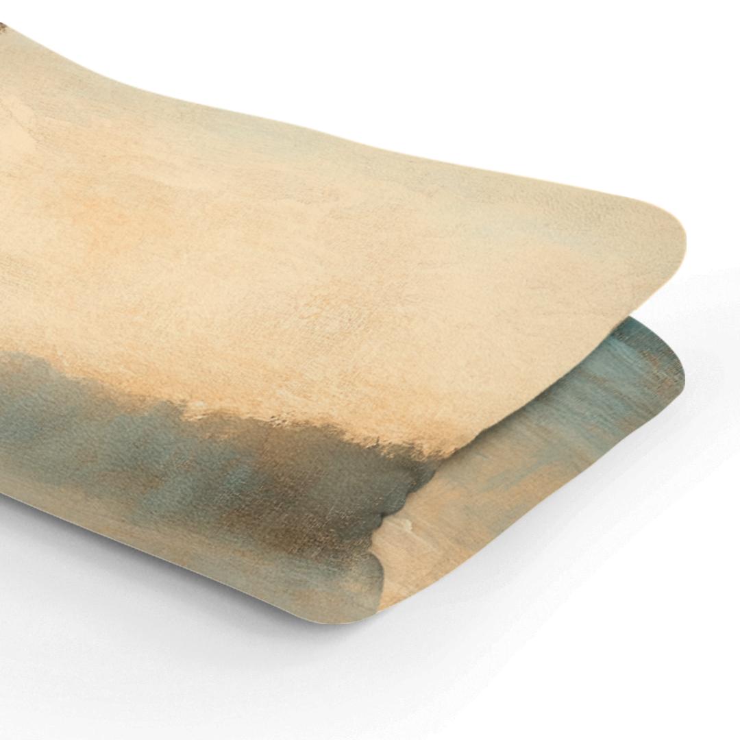 HOME ART HAVEN Soft and Cozy Throw Blanket with Abstract Design in Earthy Tones