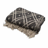 Boho Comfort Throws - 125x150cm - Black & Biege Regency AW-Dropship