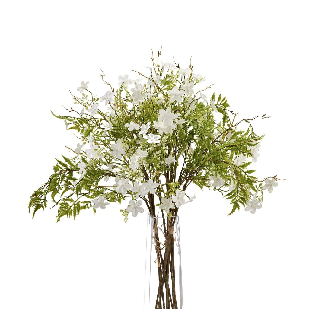 Shades 4 Seasons White Bellflower Single Stem - Lifelike Shades 4 Seasons