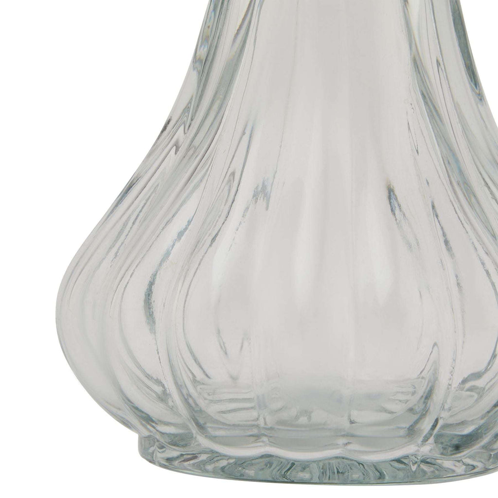 Shades 4 Seasons Clear Fluted Glass Bud Vase Shades 4 Seasons