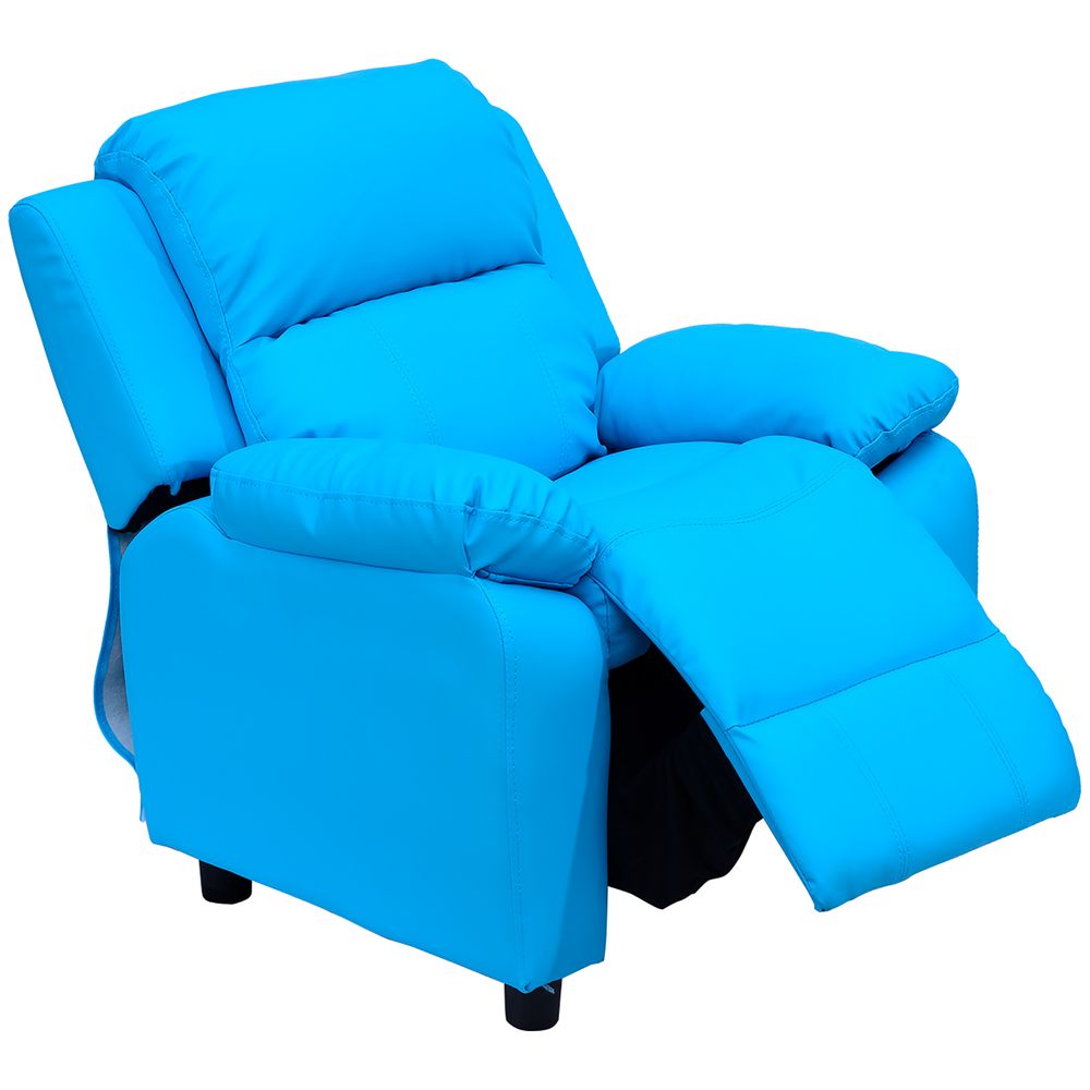 Kids Recliner Armchair Game Chair Sofa Children Seat In PU Leather HOMCOM
