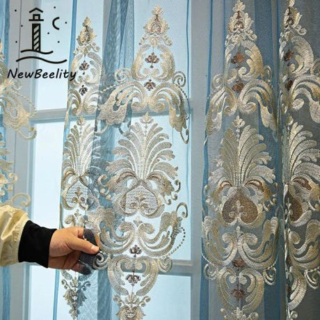 Elegant Voile Tulle Curtain - Translucent Shading for Home or Office N/A