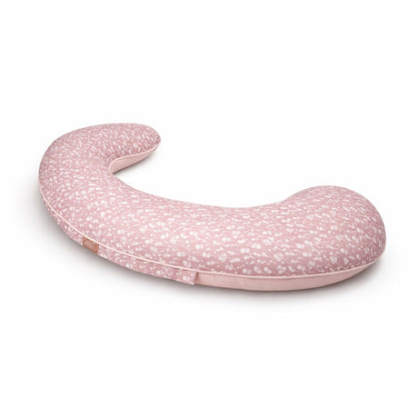 BellaMoon Body Pillow in soft pink floral design for comfort and support during sleep