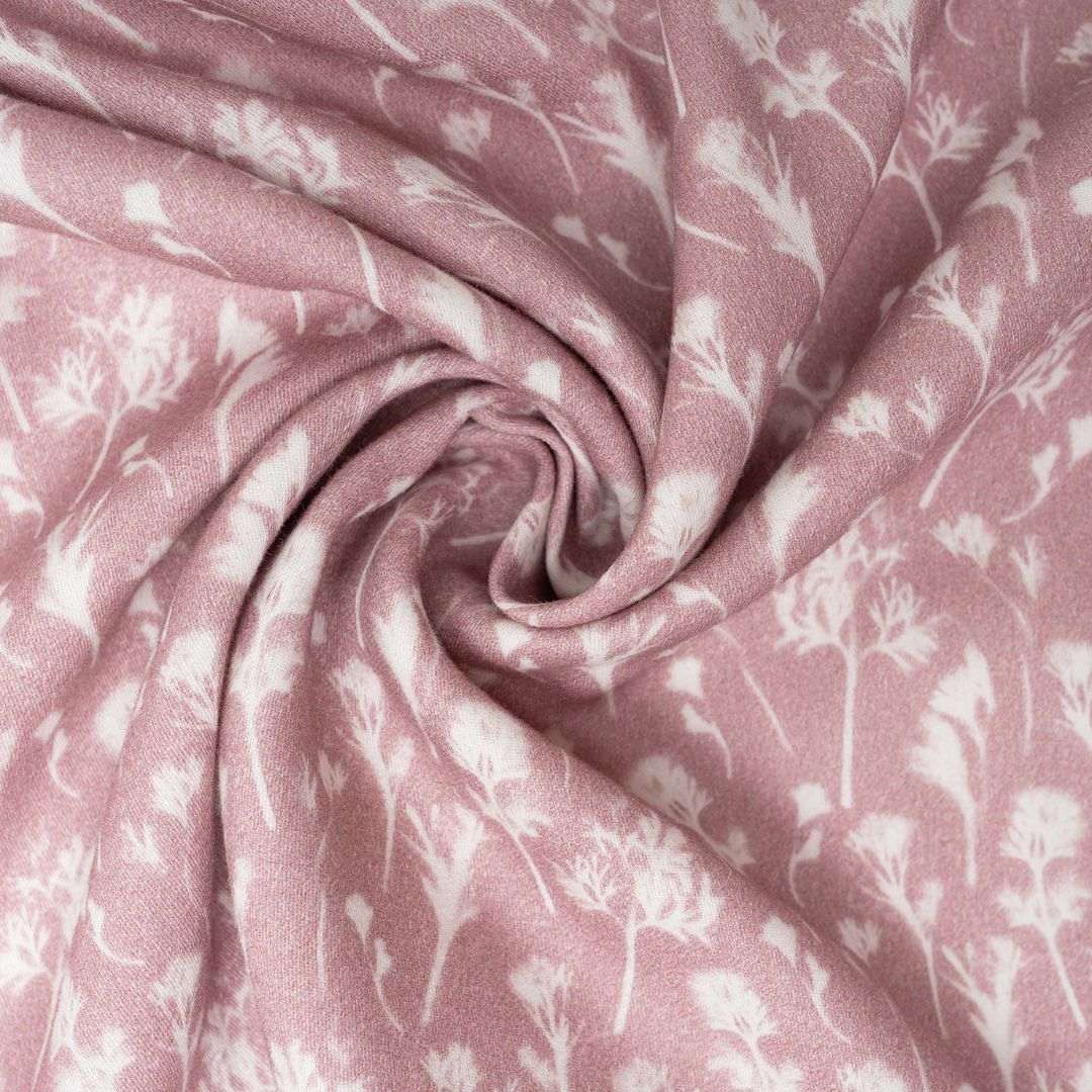 BellaMoon Body Pillow cover with elegant floral design in soft pink fabric