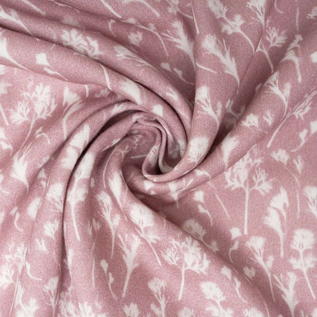 BellaMoon Body Pillow cover with elegant floral design in soft pink fabric
