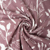BellaMoon Body Pillow featuring a soft floral design in mauve for comfortable support