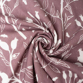 BellaMoon Body Pillow featuring a soft floral design in mauve for comfortable support