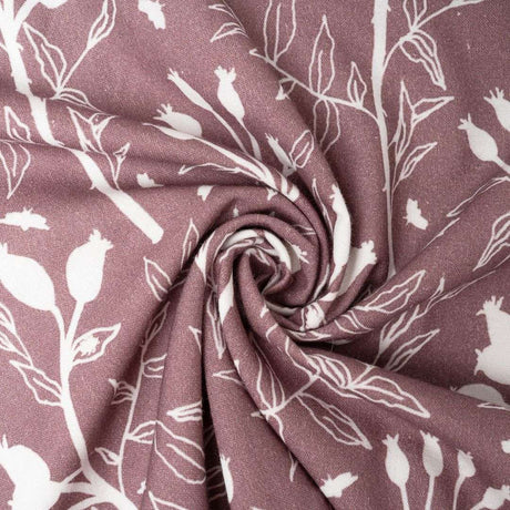 BellaMoon Body Pillow featuring a soft floral design in mauve for comfortable support