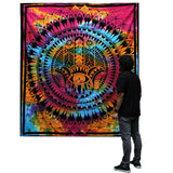 Double Cotton Bedspread and Wall Hanging - Hamsa AW-Dropship