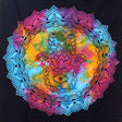 Single Cotton Bedspread and Wall Hanging - Black Hamsa AW-Dropship