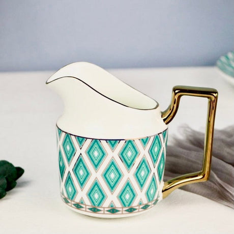 The Edwardian Emerald Bone China Tea Set KitchBoom