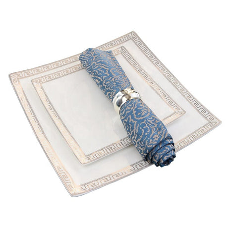 The Glamour Bone China Dinner Set - 16 | 24 Piece KitchBoom