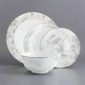 Carrara Bone China Dinner Set - 16 | 24 Piece KitchBoom
