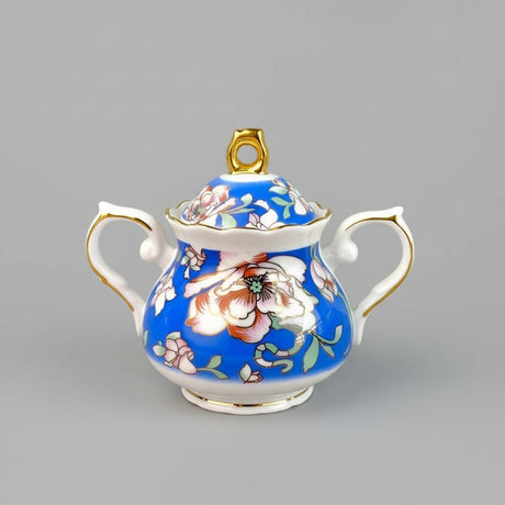 Warwickshire Royal Blue Bone China Tea Set KitchBoom