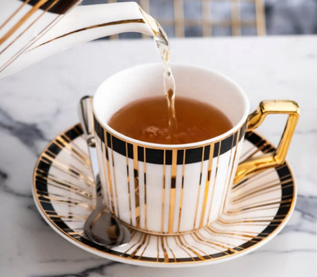 Regal Fantasy Bone China Teacup and Saucer KitchBoom