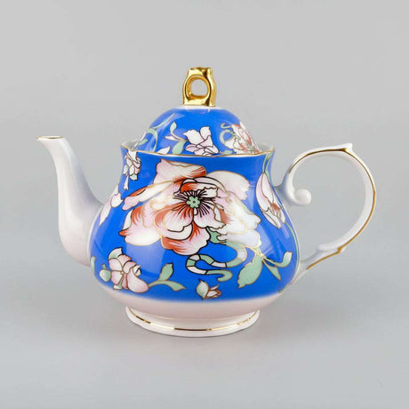 Warwickshire Royal Blue Bone China Tea Set KitchBoom