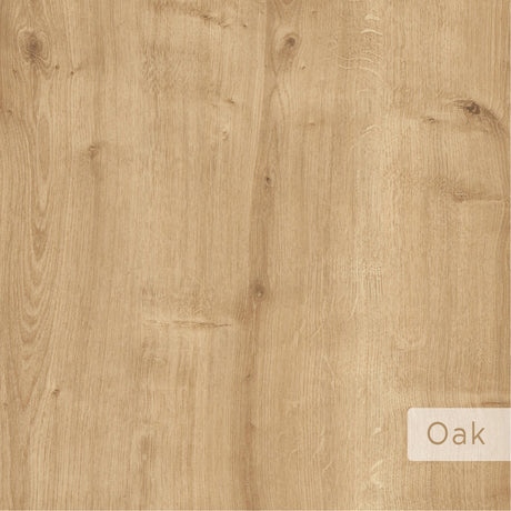 Decortie Bookcase in Oak Finish with Natural Wood Grain for Elegant Storage Solutions