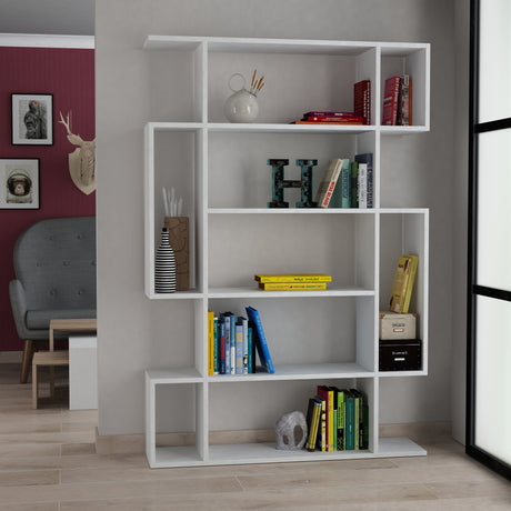 Stylish Decortie bookcase with unique design and multiple shelves for modern interiors