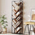 Modern Wise Galleria bookshelf with a sleek design featuring angled shelves for stylish book display