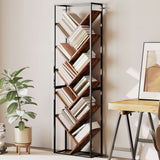 Modern Wise Galleria bookshelf with a sleek design featuring angled shelves for stylish book display