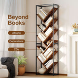 Stylish Wise Galleria Bookshelf with zigzag design for albums, decorations, and CDs