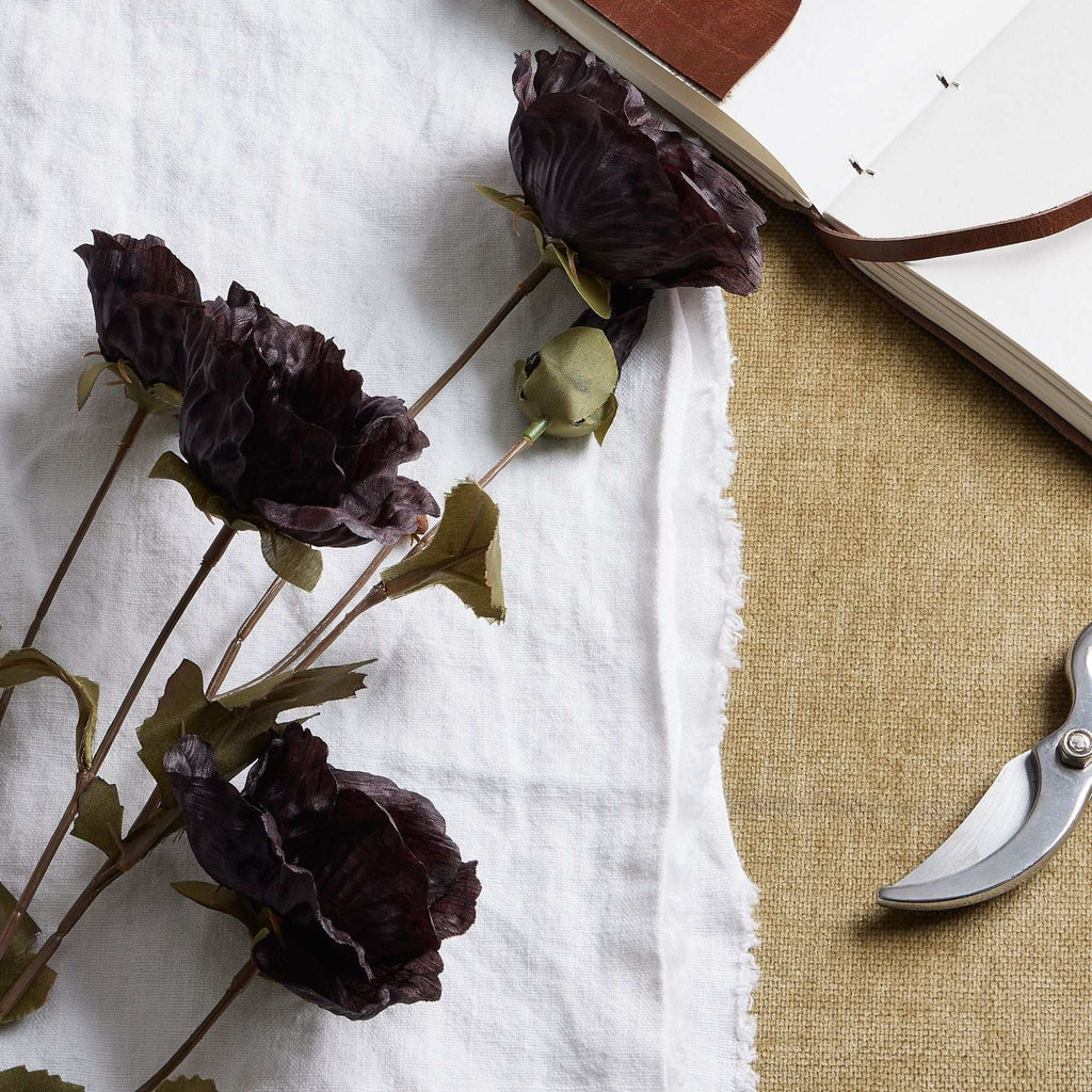 Shades 4 Seasons Black Poppy Stem - Lifelike Single Stem Shades 4 Seasons
