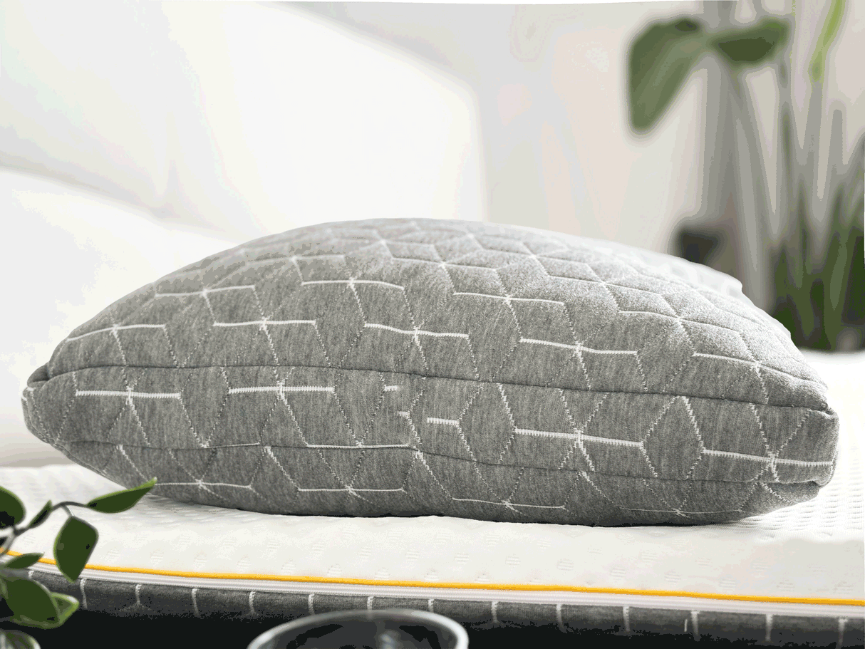 Brightr Sleep Memory Foam pillow with adjustable design for optimal comfort and support for side sleepers