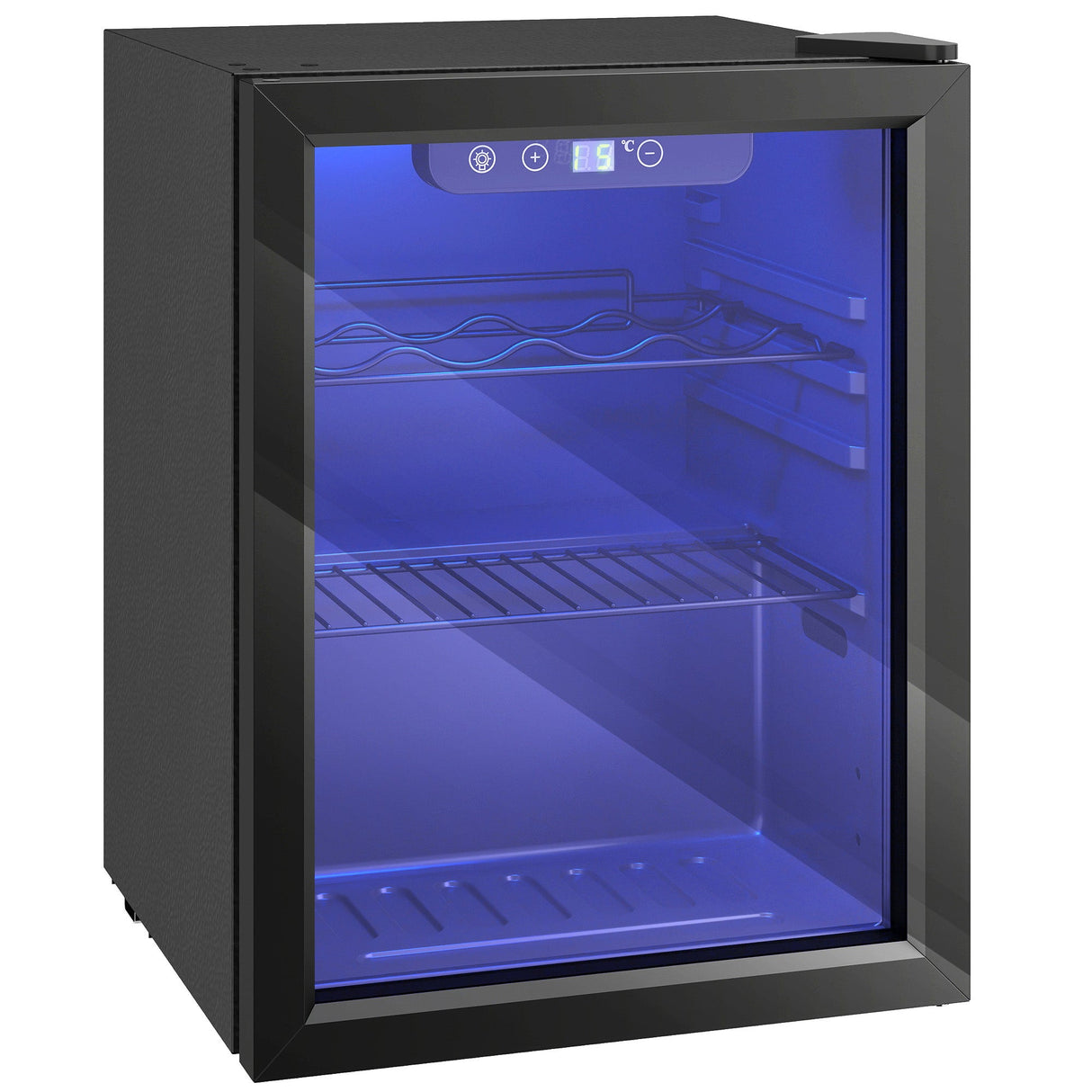 Wise Galleria Wine Cooler with Adjustable Shelves and LED Interior Lighting