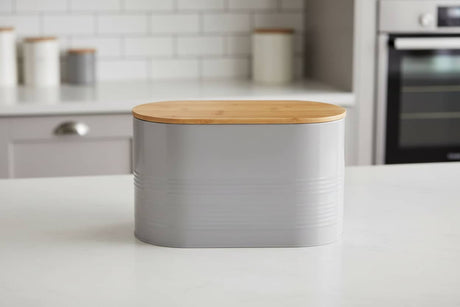 Orsina Stylish Bread Bin with Bamboo Lid Orsina