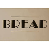 Stylish Orsina Bread Bin featuring bold 'BREAD' design for modern kitchens