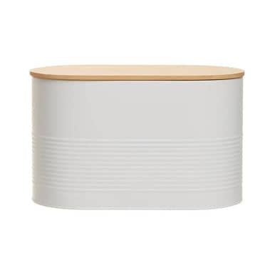 Orsina Stylish Bread Bin with Wooden Lid Orsina