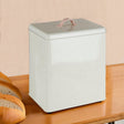 Orsina White Bread Bin for Keeping Bread Fresh with Stylish Design