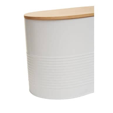 Orsina Stylish Bread Bin with Wooden Lid Orsina