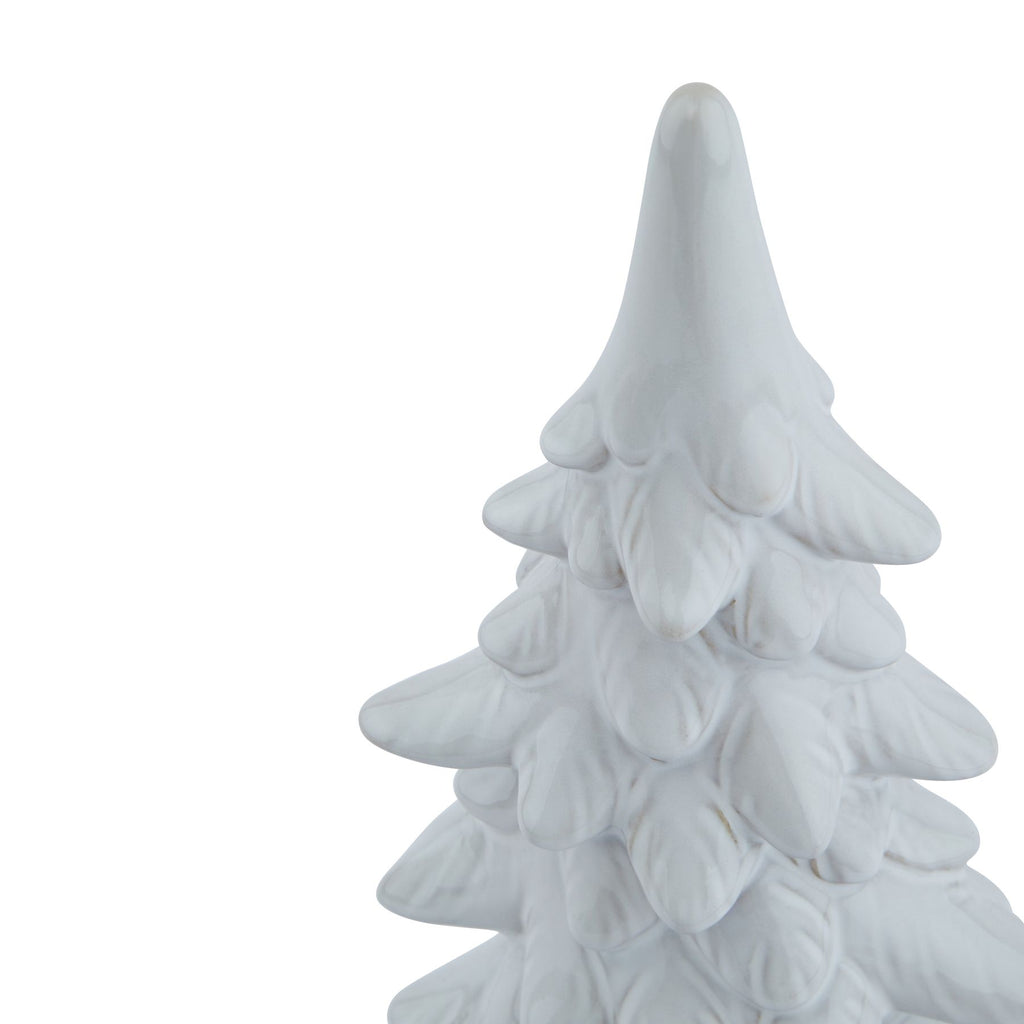 Shades 4 Seasons Snowy Fir Tree - Ceramic Tabletop Decor Shades 4 Seasons