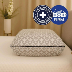 Brightr Eclipse Memory Foam Pillow designed for side sleepers with firm support for neck pain relief