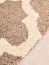 Orsina Brown and Natural Rug with Plush Texture and Chic Design for Elegant Interiors