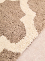 Orsina Brown and Natural Rug with Plush Texture and Chic Design for Elegant Interiors