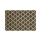 Orsina Brown and Natural Rug with intricate pattern, perfect for enhancing your living space